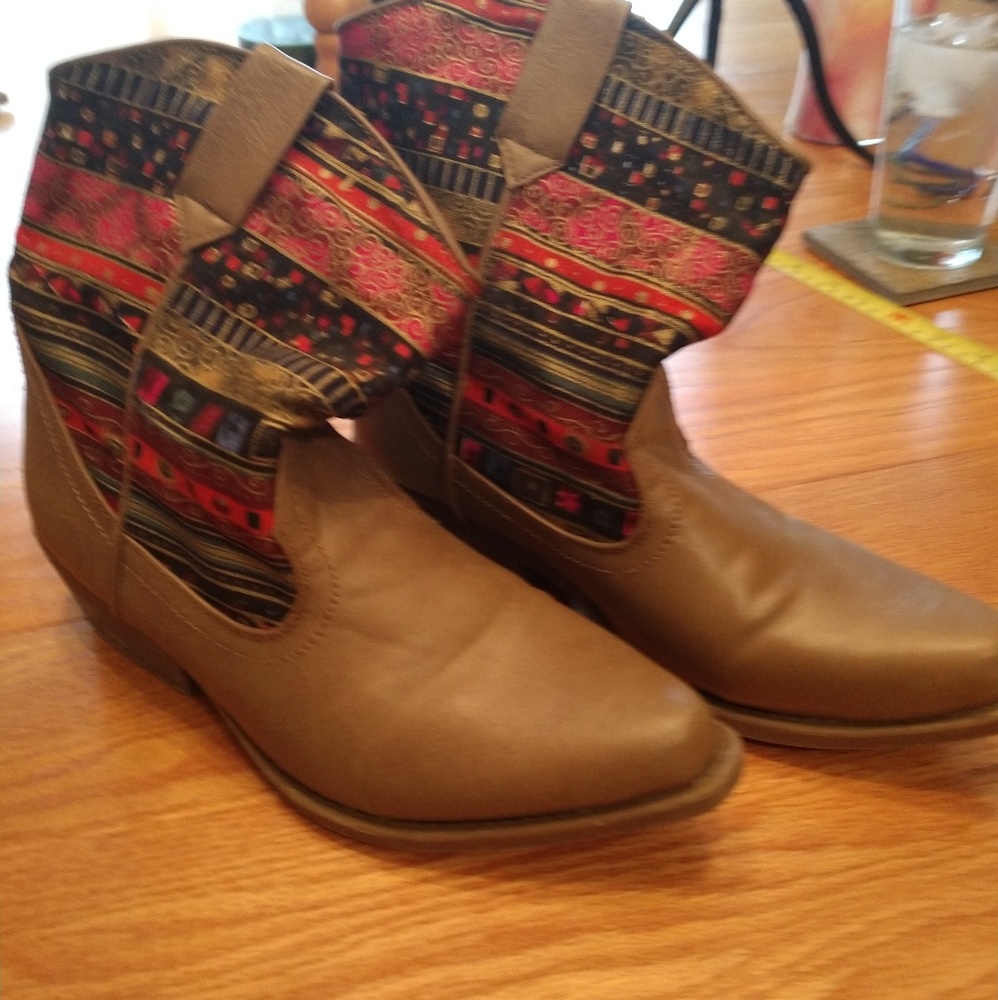 Faux cowboy boots